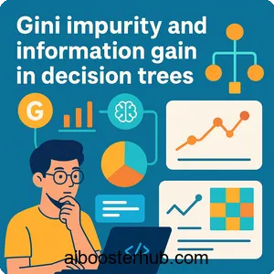 Gini impurity and information gain in decision trees